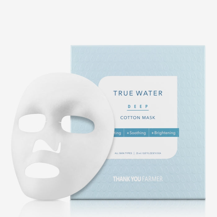 True Water Deep Cotton Mask 5pcs 25ml X 5pad