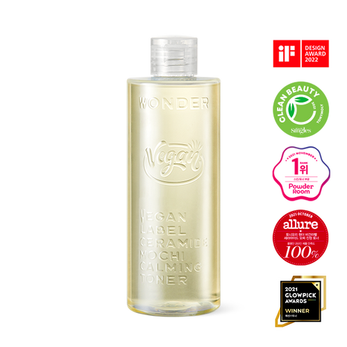 Wonder VeganLabel Ceramide Calming Toner 300ml