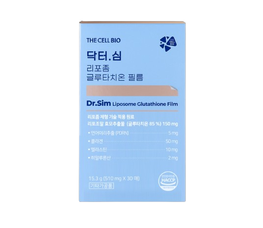 THE CELL LAB THE CELL BIO Dr.Sim Liposome Glutathione Film 15.3g(510mg X 30sheets)