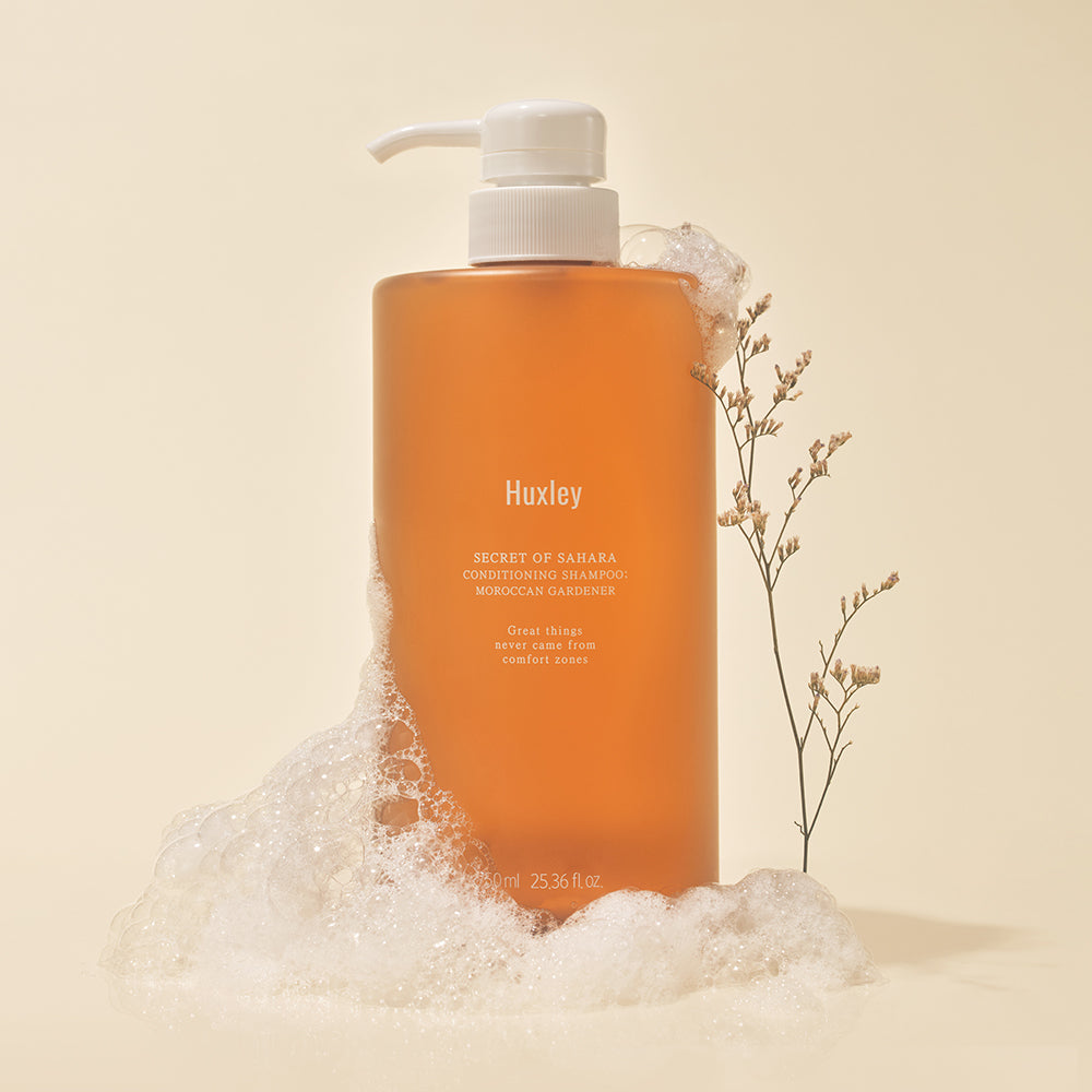 Huxley CONDITIONING SHAMPOO ; MOROCCAN GARDENER 750ml