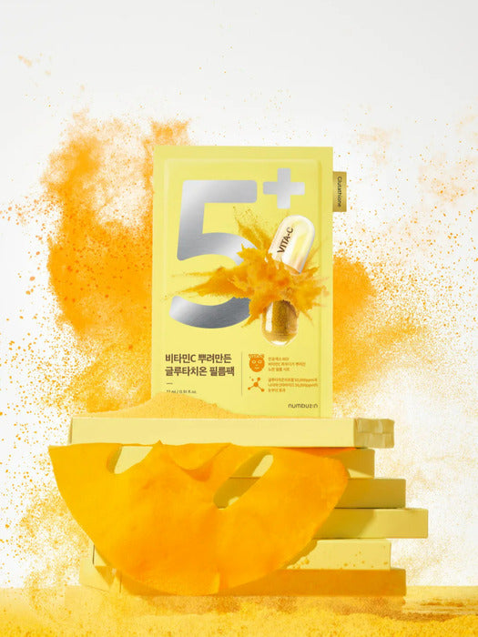 Numbuzin No.5+ Glutathione Vitamin Concentrated Mask (1ea) 1EA