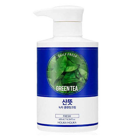 Holika Holika Daily Fresh Green Tea Cleansing Cream 430ml