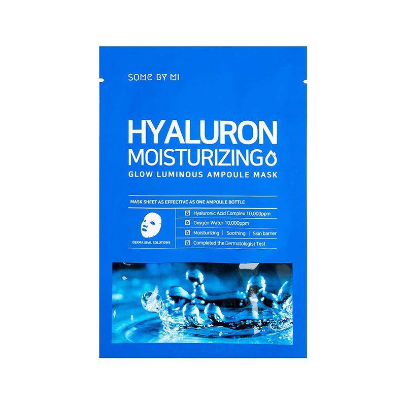 HYALURON MOISTURIZING GLOW LUMINOUS AMPOULE MASK 25g*10ea