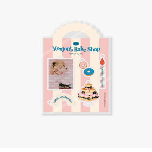 TXT - BIRTHDAY OFFICIAL MD YEONJUN'S BAKE SHOP ACRYLIC KEYRING SET