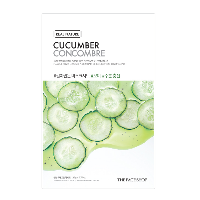 THE FACE SHOP Real Nature Face Mask Cucumber 20g