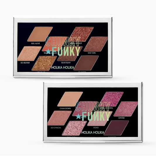 HOLIKA HOLIKA Chunky Metal Shadow Palette 01 FEEL SO HOT 5.6g
