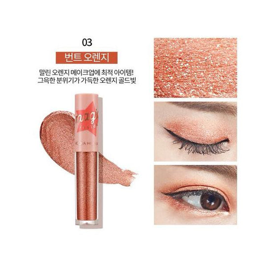 Holika Holika Magic Inside Eye Metal Glitter #03 Burnt Orange 3.5g