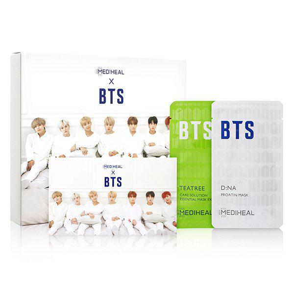 Mediheal x BTS Moisture Barrier Special Care Set(proatin mask25ml*5+essential mask24ml*5+photo cards14pcs)