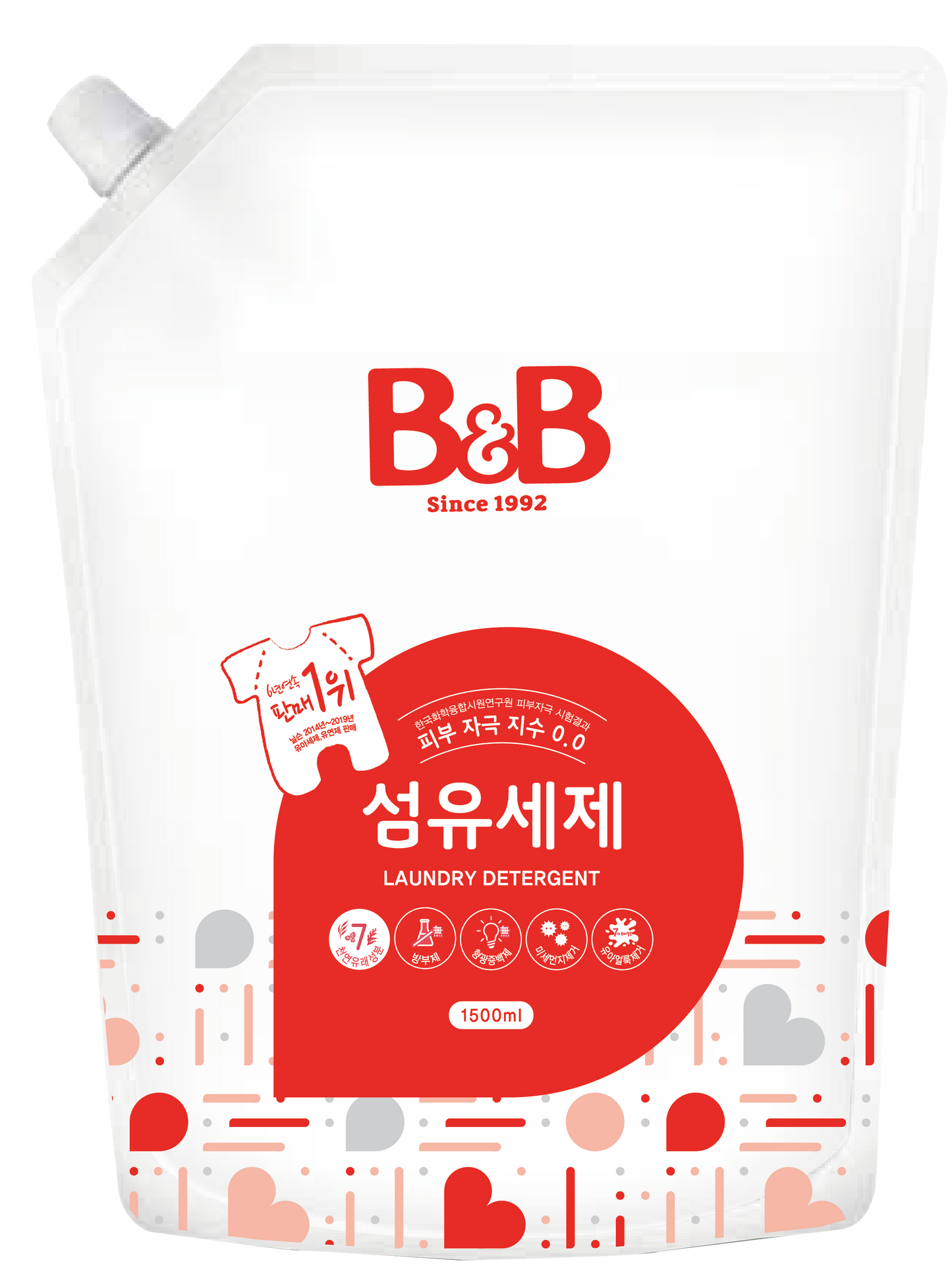 B&B Baby Laundry Detergent Refill 1500ml