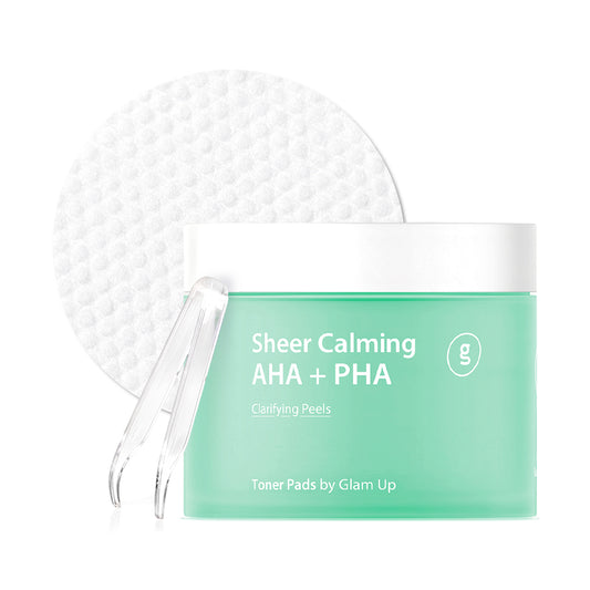 AHA+PHA Sheer Calming Toner Pads (65 pads)
