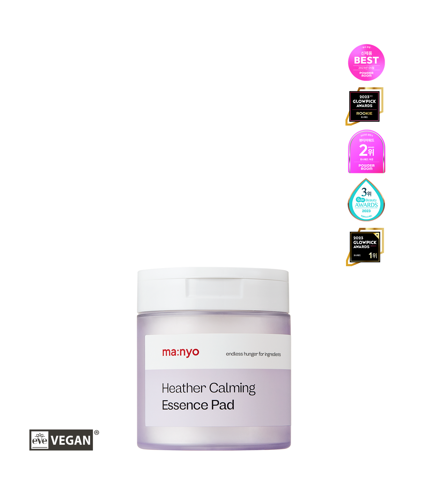 Manyo Factory HEATHER CALMING ESSENCE PAD 60매