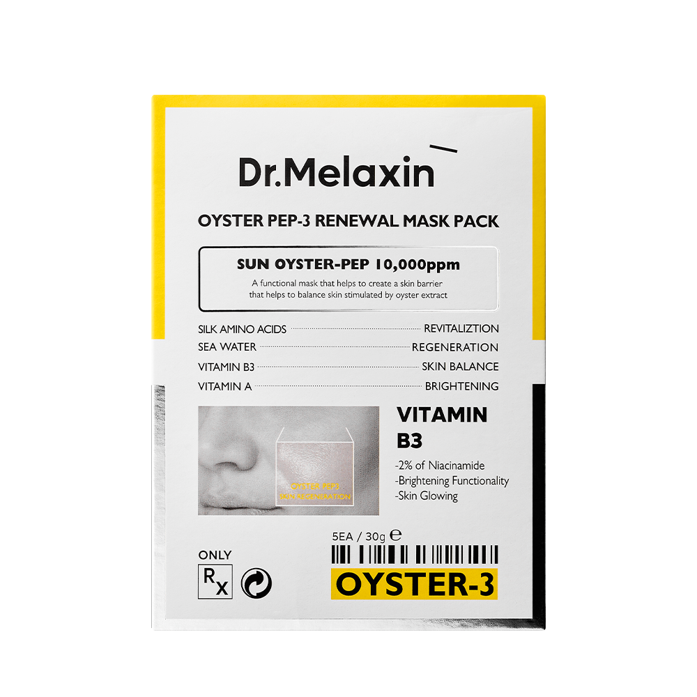 DR.MELAXIN Oyster Pep3 Renewal Mask Pack 30g_5 pack