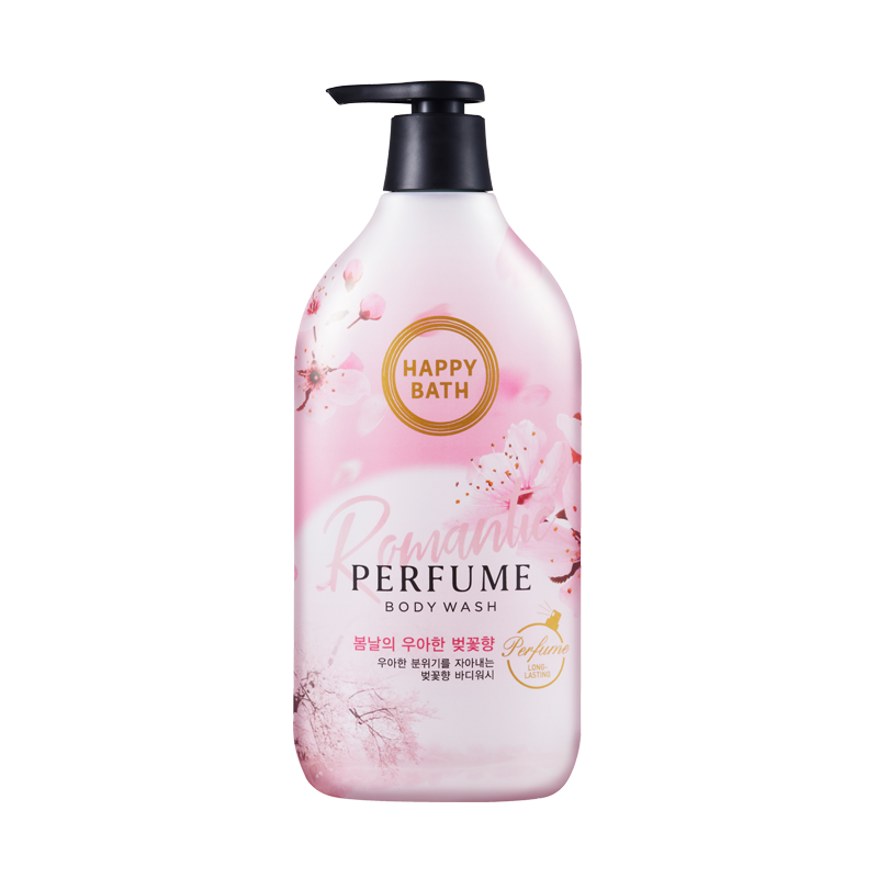 Happy Bath Romantic Cherry Blossom Perfume Body Wash 900g