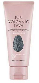 The Face Shop Jeju Volcanic Blackhead Peel off Clay Nose Pack 50g