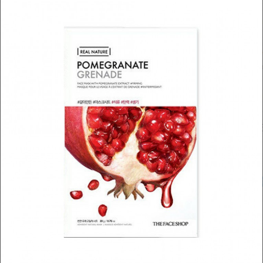 THE FACE SHOP Real Nature Face Mask Pomegranate 20g