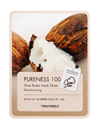 TONYMOLY Pureness100 Shea Butter Mask Sheet2 1ea