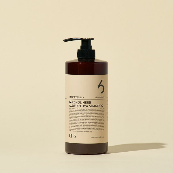 CH6 Greenol Herb Aloforthya Shampoo_Amber vanilla
