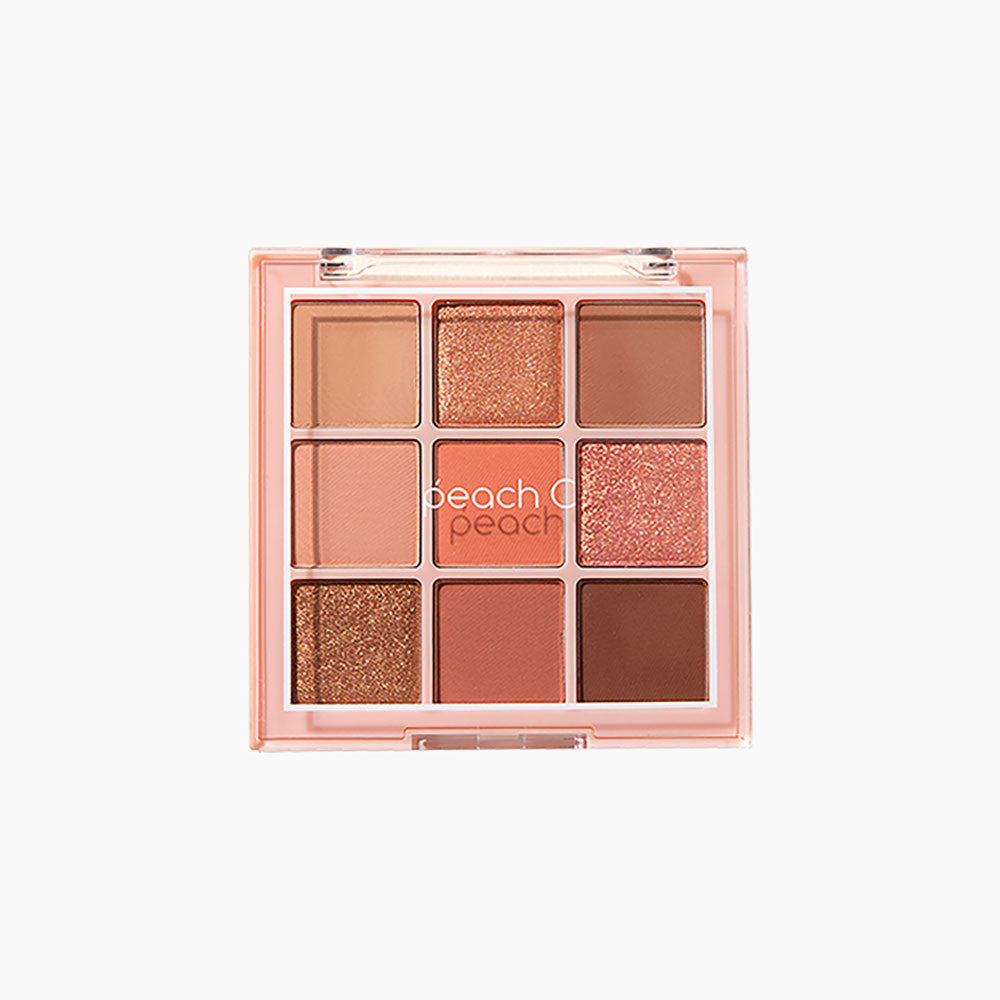 Peach C Soft Mood Eyeshadow Palette #Soft Coral