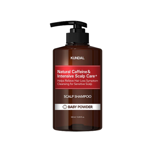 Natural Caffeine & Intensive Scalp Care Shampoo #Baby Power 500ml