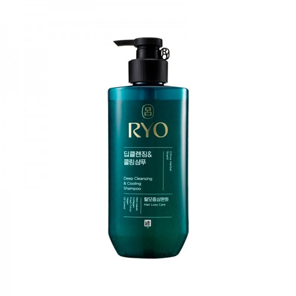 Ryo Deep Cleansing & Cooling Shampoo Set 480ml+112