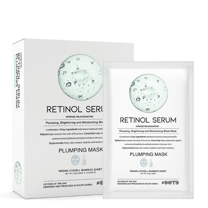 Retinol Serum Plumping Mask 10 sheets/ea