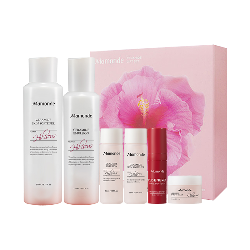 Mamonde Ceramide Duo Set Ceramide Skin Softener 200ml+Ceramide Emulsion 150ml+Gift(Skin Softener 25ml+Emulsion 25ml+Cream 15ml+Serums 5ml)