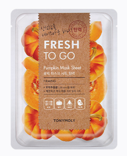 TONYMOLY Fresh To Go Pumpkin Mask Sheet 1ea