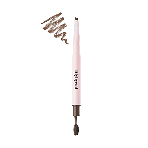 lilybyred Hard Flat Brow Pencil 04 #Dark Brown