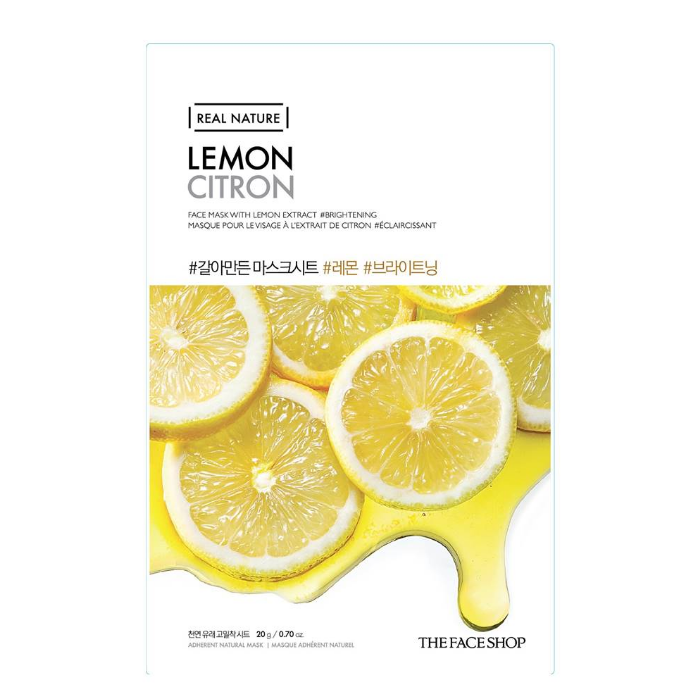 THE FACE SHOP Real Nature Face Mask Lemon 20g