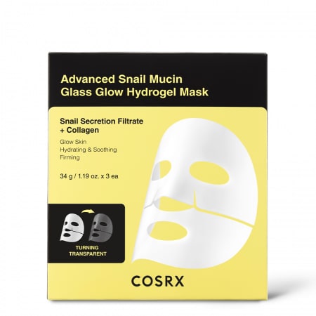 COSRX Advanced Snail Mucin Glass Glow Hydrogel Mask_3 ea