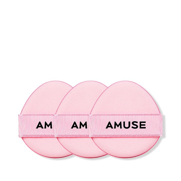 AMUSE DEW POWER VEGAN CUSHION PUFF 3P