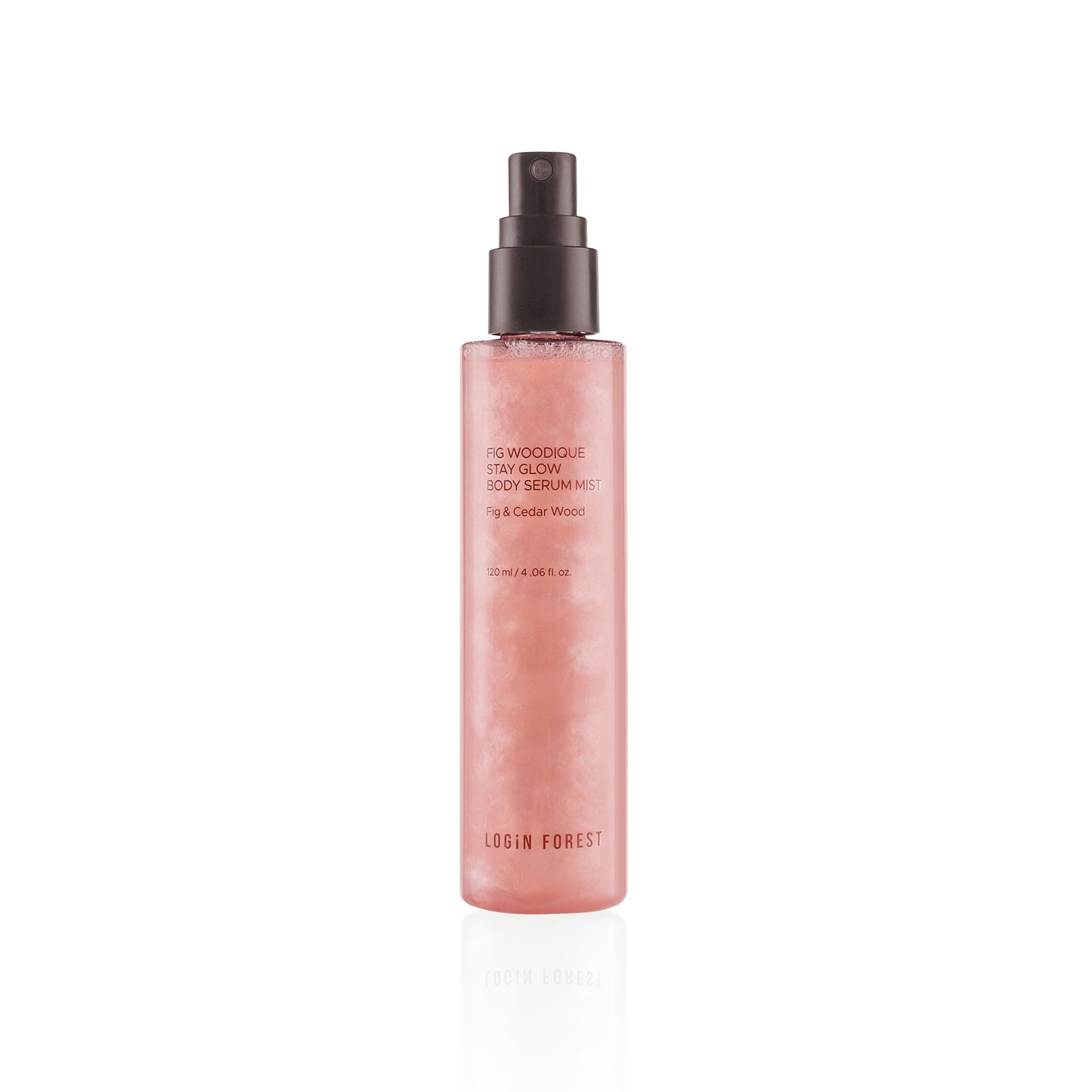Login Forest Fig Woodique Stay Glow Body Serum Mist (With aurora pearl) 120ml