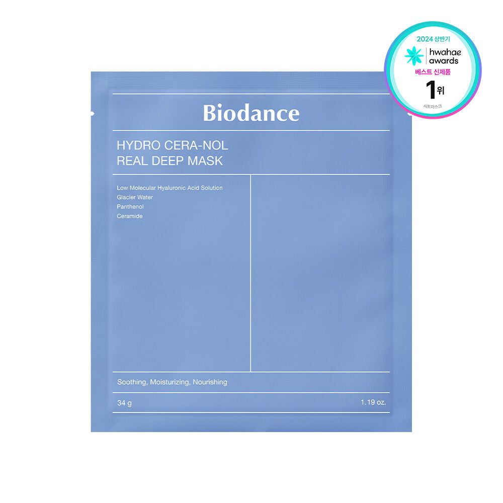 Biodance Hydro Cera-nol Real Deep Mask 1Box (34g*4ea)_KR