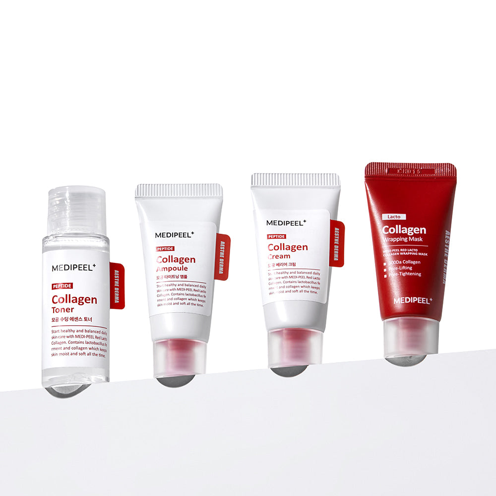 Medipeel RED LACTO COLLAGEN SKIN CARE TRIAL KIT 30ml / 15ml / 15ml / 15ml