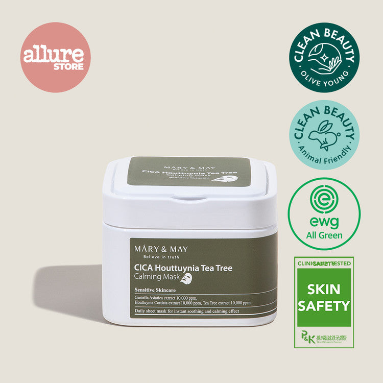 Mary&May CICA Houttuynia Tea Tree Calming Mask 30ea/400g