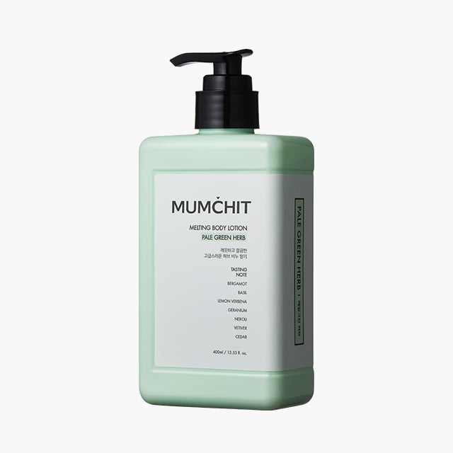 MUMCHIT Melting Body Lotion Pale Green Herb 400ml