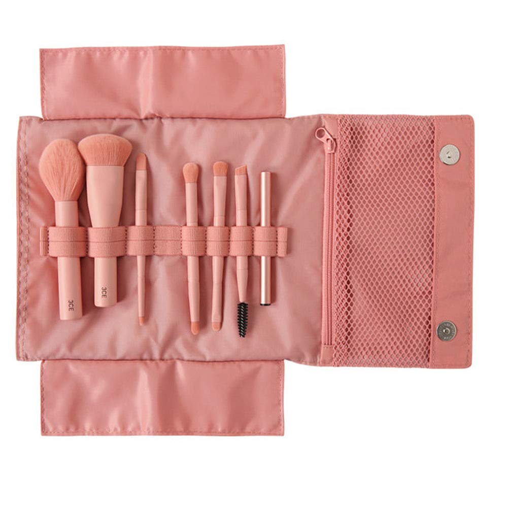 3ce MINI MAKEUP BRUSH KIT #ROSE BEIGE