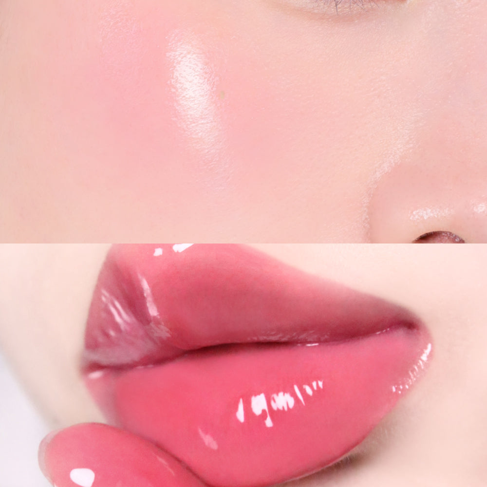 FWEE LIP&CHEEK GLOWY JELLY POT JP01 SUGAR COAT 4g+PENDANT KEYRING