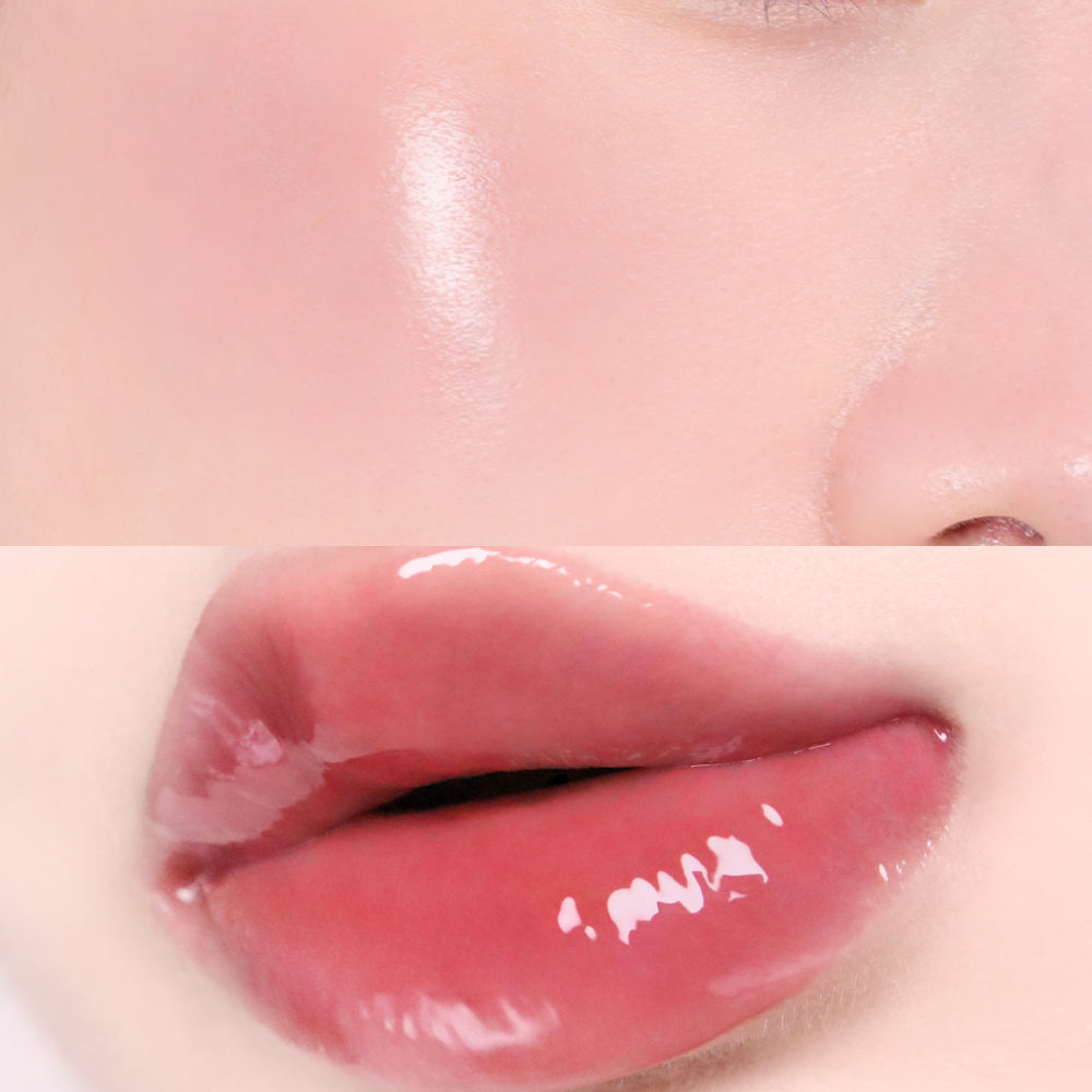 FWEE LIP&CHEEK GLOWY JELLY POT JS01 ROSY GLAZE 4g+PENDANT KEYRING
