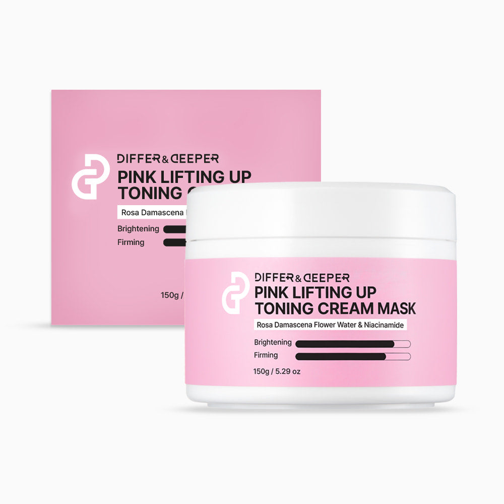 DIFFER&DEEPER Differ&Deeper Ping lifting up toning cream mask