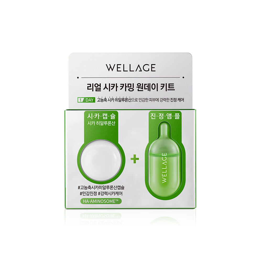 Wellage Real cica calming one day kit