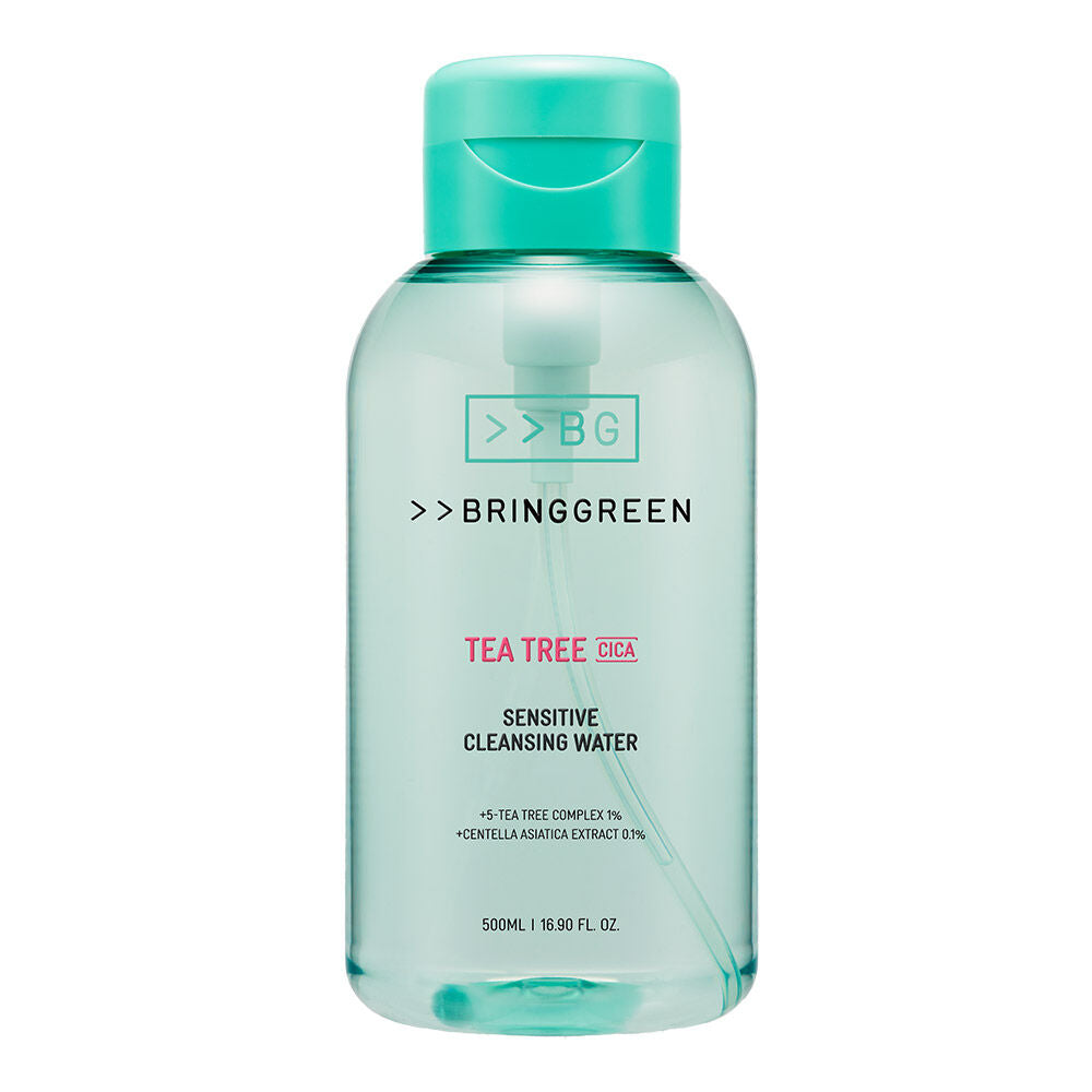 Bring Green Tea Tree Cica Sensitive Cleansing Water 500mL (2023 AD)
