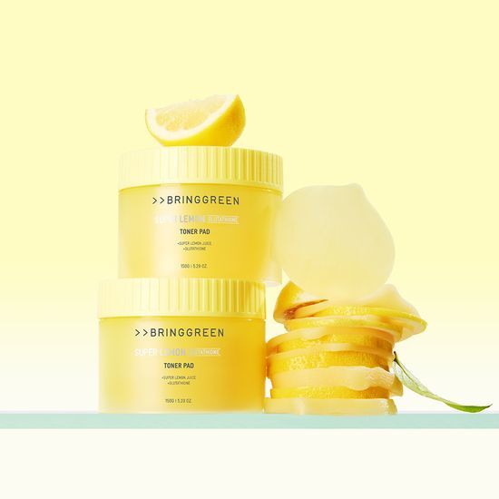 BRING GREEN Super Lemon Glutathione Toner Pad