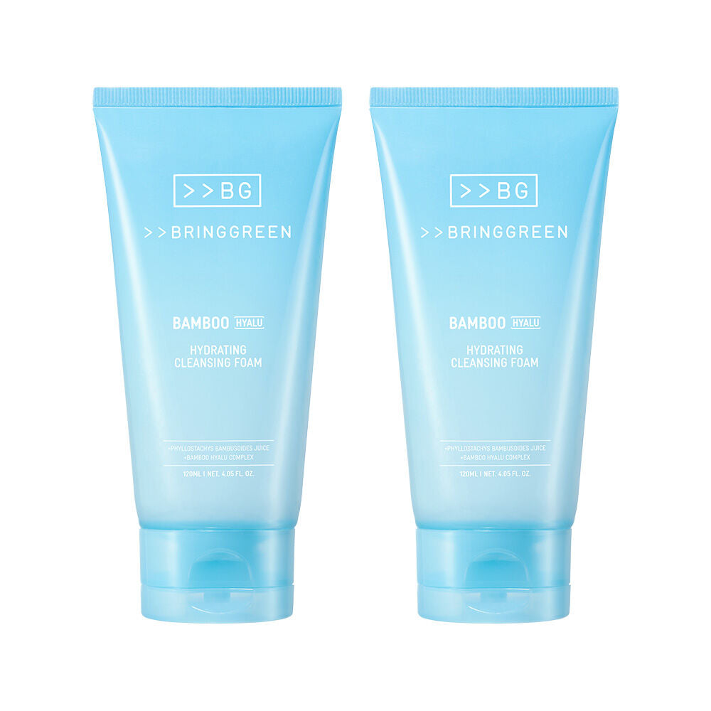 BRING GREEN BAMBOO HYALU HYDRATING CLEANSING FOAM 120mL DOUBLE SET