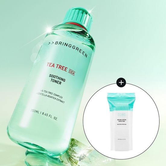 BRING GREEN TEA TREE CICA SEBUM CLEANIG GEL 50mL + SEBUM CLEANER SET