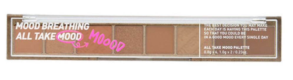 ALL TAKE MOOD PALETTE 01 MOOD BREATHING 0.8g*6+1.0g*2