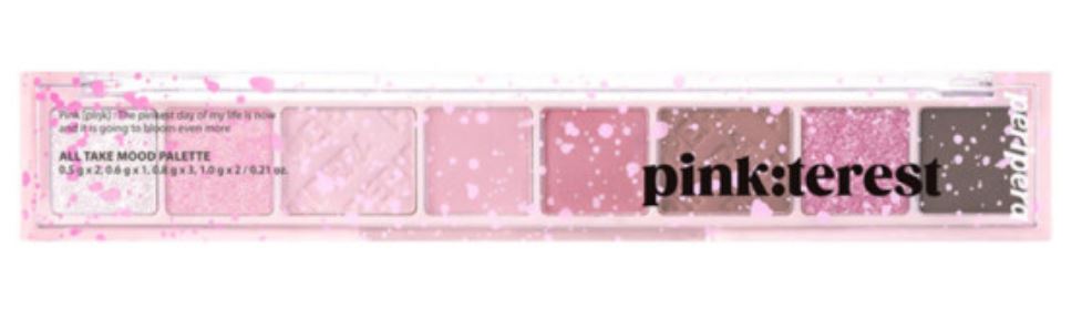 ALL TAKE MOOD PALETTE 11 PINK:TEREST 0.8g*6+1.0g*2