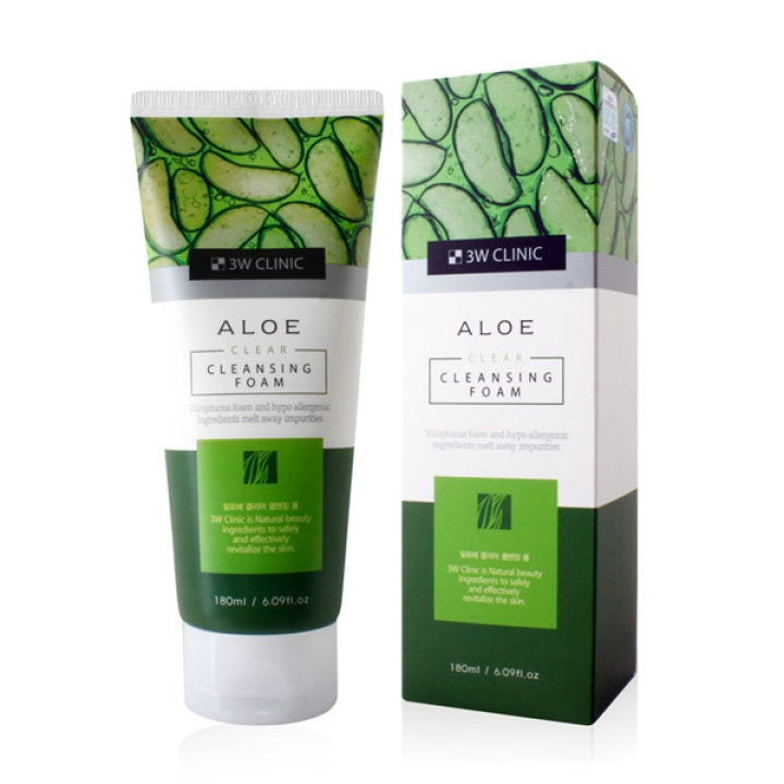 ALOE CLEAR CLEANSING FOAM 180ml