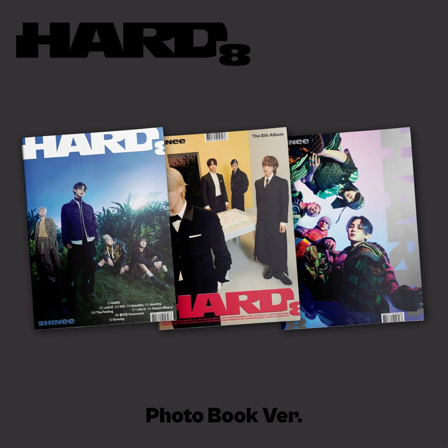 SHINee The 8th Album - HARD (Photo Book Ver.) (Random Ver.)