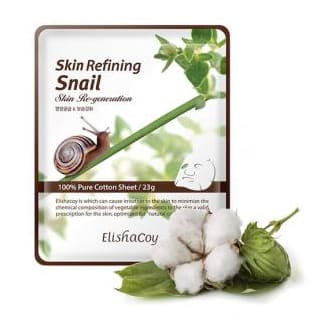 Elishacoy Skin Refinning Snail Mask Sheet 23g*10